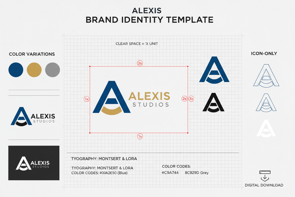 custom designed logo template