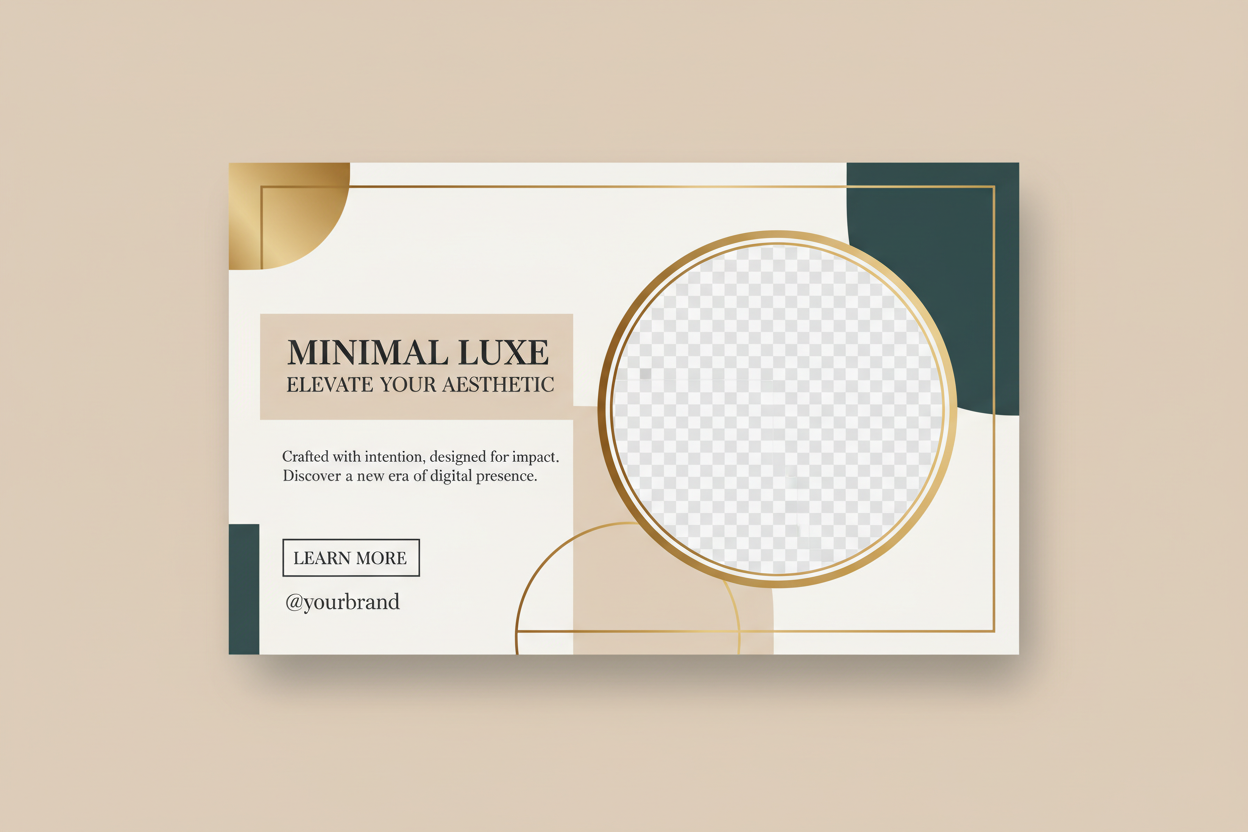 sleek and stylish social media post template